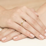 Pierścionek złoty z diamentem BD-W292 - obrazek 4