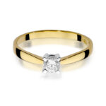 A Pierścionek złoty z diamentem BD-W242 - obrazek 2