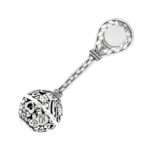 Grzechotka srebrna prezent na Chrzest - obrazek 2