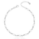 Bransoleta srebrna z cyrkoniami