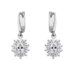 Kolczyki srebrne z cyrkoniami