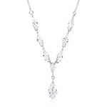 Naszyjnik srebrny z cyrkoniami