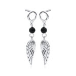 Kolczyki srebrne skrzydełka