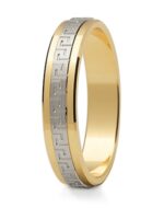 Obrączki złote S202 płaskie - obrazek 2