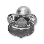 Smoczek srebrny z bocianem J-CH02