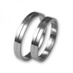 Obrączki złote J015 płaskie