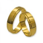 Obrączki złote J021 płaskie