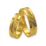 Obrączki złote J024 płaskie