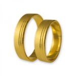 Obrączki złote J026 płaskie