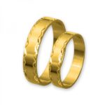 Obrączki złote J028 płaskie
