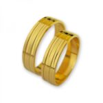 Obrączki złote J034 płaskie