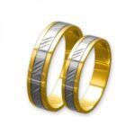 Obrączki złote J056 płaskie