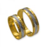 Obrączki złote J057 płaskie