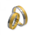 Obrączki złote J063 płaskie