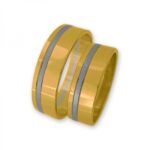 Obrączki złote J072 płaskie