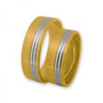 Obrączki złote J077 płaskie