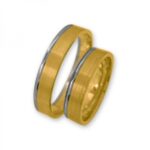 Obrączki złote J078 płaskie