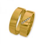 Obrączki złote J092 płaskie