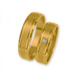 Obrączki złote J094 płaskie