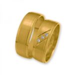 Obrączki złote J106 płaskie