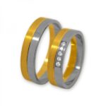 Obrączki złote J129 płaskie