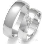 Obrączki złote ZS-O-028 półokrągłe