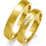 Obrączki złote ZS-O-091 półokrągłe