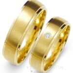 Obrączki złote ZS-O-044 półokrągłe