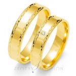 Obrączki złote ZS-O-100 płaskie