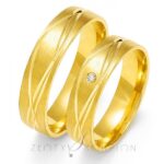 Obrączki złote ZS-O-132 półokrągłe