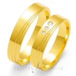 Obrączki złote ZS-O-135 płaskie