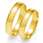 Obrączki złote ZS-O-108 półokrągłe