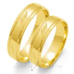 Obrączki złote ZS-O-109 półokrągłe