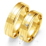 Obrączki złote ZS-O-126 płaskie