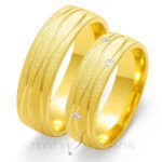 Obrączki złote ZS-O-130 półokrągłe