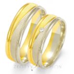 Obrączki złote ZS-OE-189 płaskie