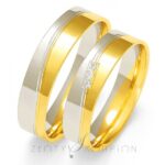 Obrączki złote ZS-OE-223 płaskie