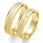 Obrączki złote ZS-OE-220 płaskie