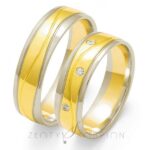 Obrączki złote ZS-OE-197 płaskie