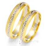 Obrączki złote ZS-OE-192 półokrągłe