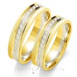 Obrączki złote ZS-OE-210 płaskie