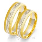 Obrączki złote ZS-OE-191 półokrągłe