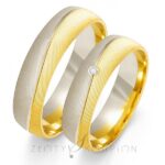 Obrączki złote ZS-OE-190 półokrągłe