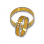 Obrączki złote J128 płaskie