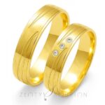 Obrączki złote ZS-O-118 półokrągłe