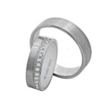 Obrączki złote TJ09 płaskie