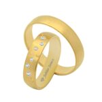 Obrączki złote TJ34 półokrągłe