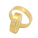 Obrączki złote TJ36 płaskie