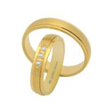 Obrączki złote TJ41 płaskie