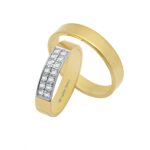 Obrączki złote TJ46 płaskie